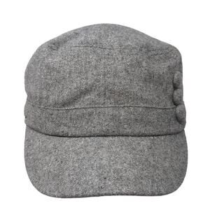 JFH Headwear Cadet Army Cap Gray One Size Adjustable Lightweight Blank